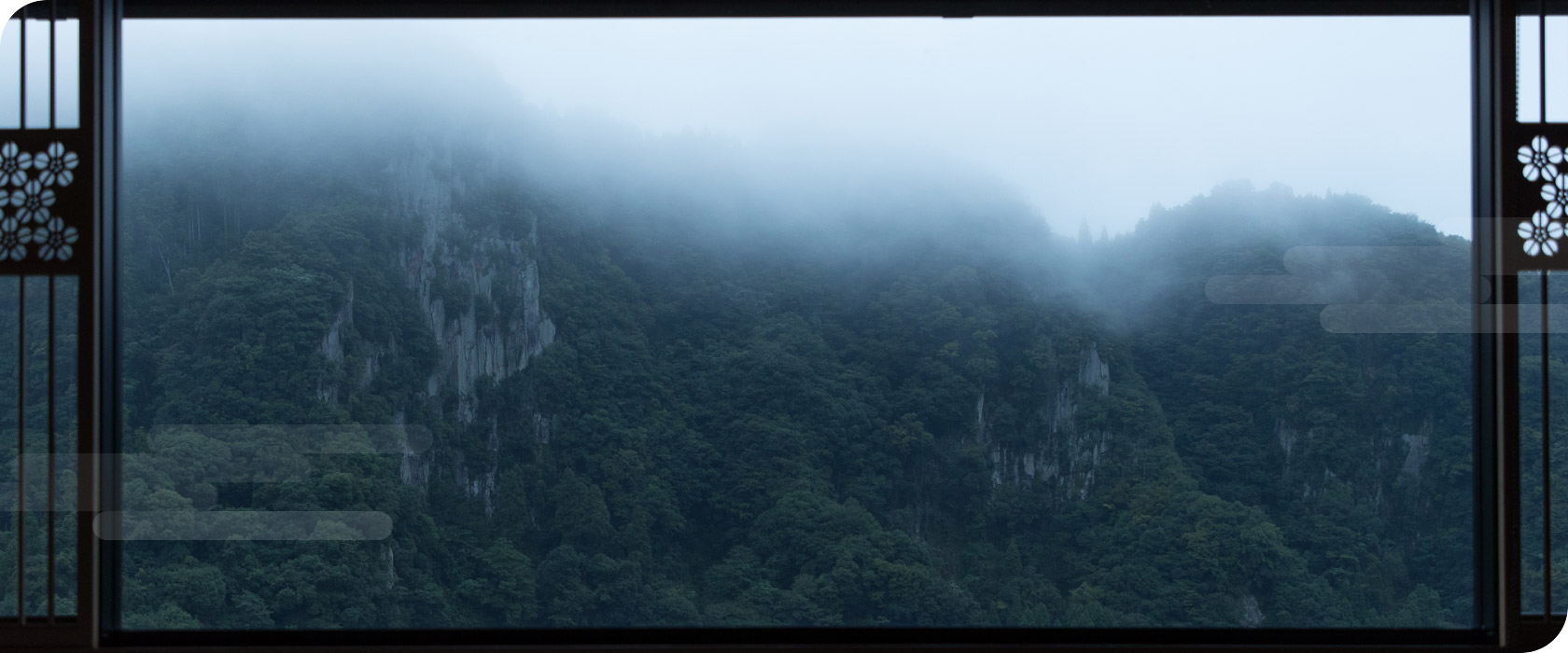 The valley also hazes and greets the morning with silenceUmehibiki Please enjoy the luxury Japan morning experience that does not taste only in this back Hita