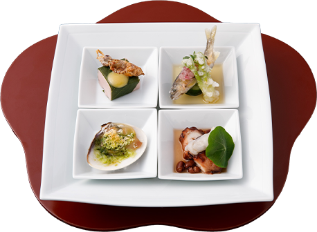 五感で味わう養生前菜。